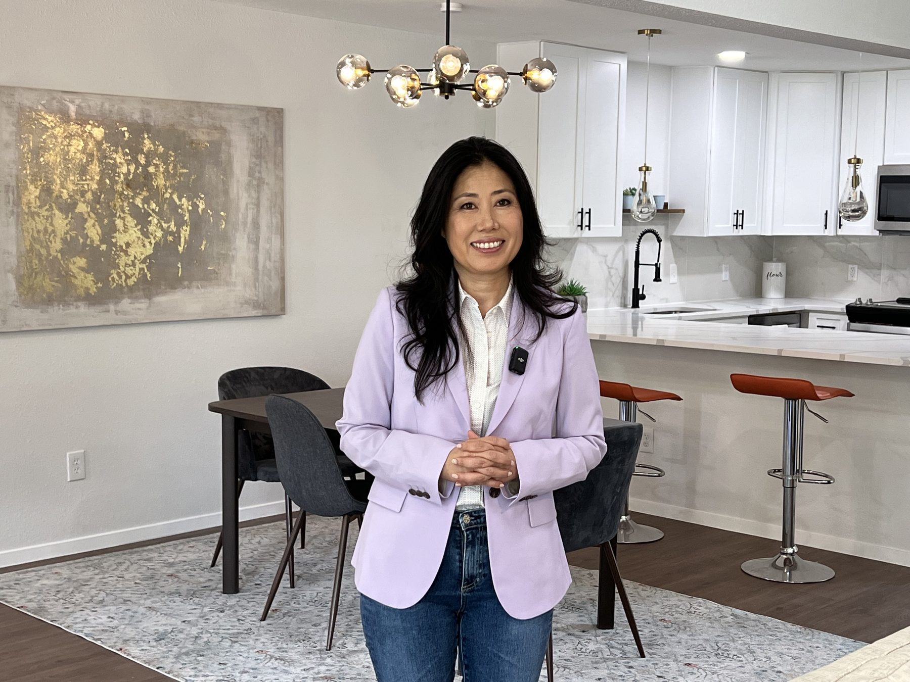 Paige Le at a listing